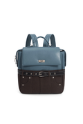 Retro Colorblock Commuter Backpack
