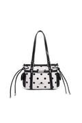 Polka Dot Basket Bag