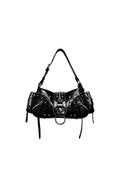 Waxed Leather Biker Bag